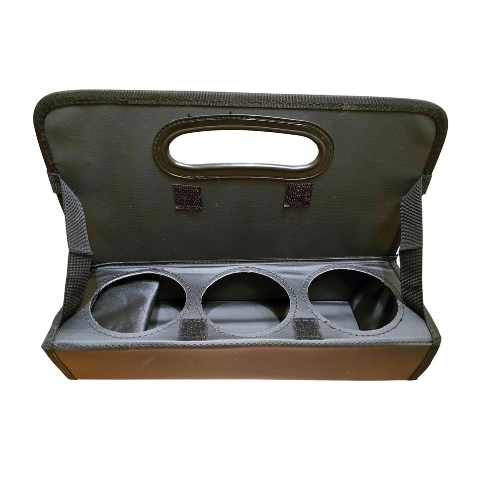NWOT Nెస్ THAO Black Folding Car Cup‎ Holder Organizer Tray Travel Carrier - Picture 3 of 7